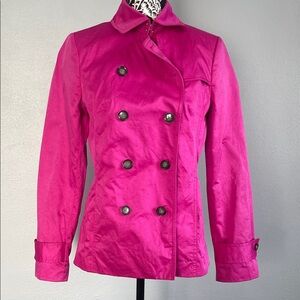 Women's Banana Republic Double-Breasted Pink Jacket